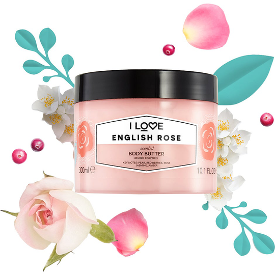 English Rose, 300 ml I love… Body Lotion