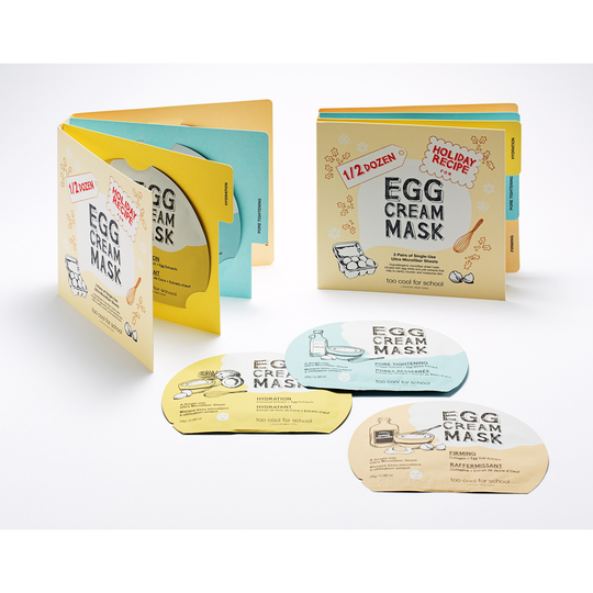 Too Cool For School Egg Cream Mask Set 168 st