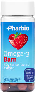Pharbio Omega-3 barn 70 st
