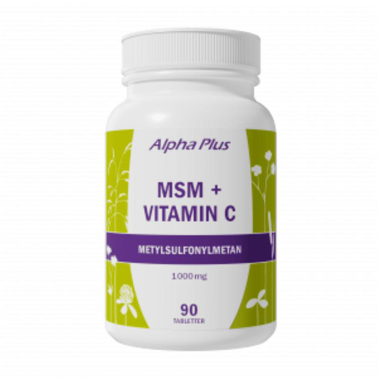 Msm vitamin C 90 tabletter Alpha Plus