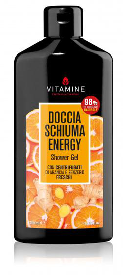 duschgel Energy 400 ml vitamin vegan apelsin
