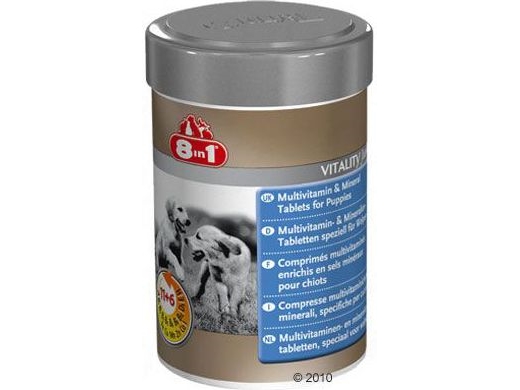 8in1 Vitamin pre1 partion 8in1 Multi Vitamin- Junior. The package contains 100 tablets.