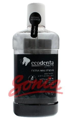 ECODENTA liquid mouthwash with black charcoal whitening 500ml