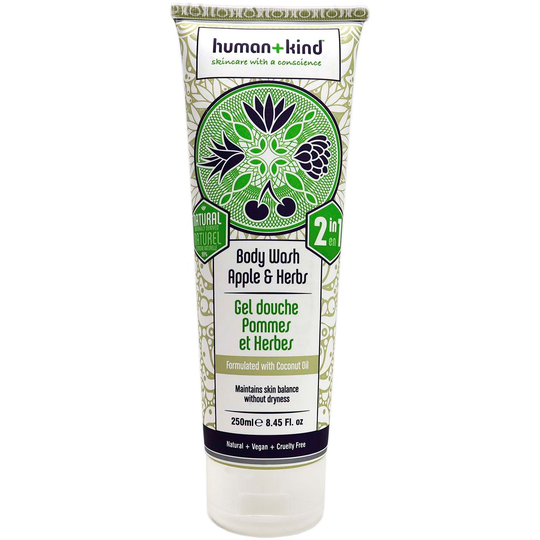 human + kind Wash Apple + Herbs 250 ml