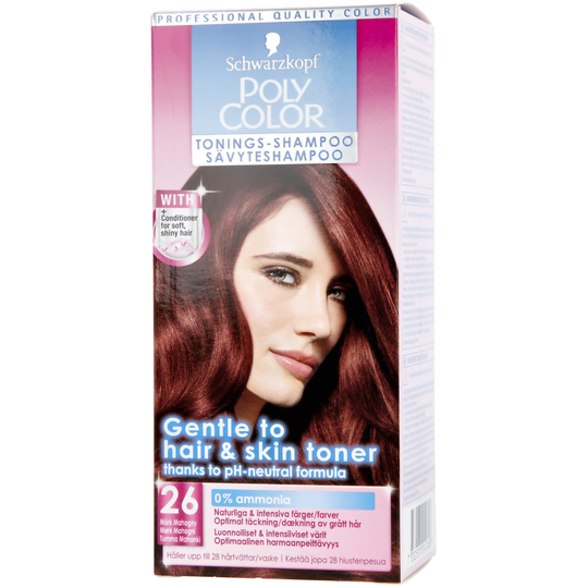 Schwarzkopf Poly Color Toning Shampoo 26 Mörk mahogony