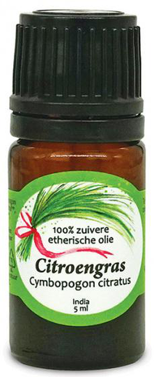eterisk olja citrongräs 5 ml vegansk transparent