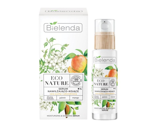 Bielenda Nature Miljö lugnande fuktgivande serum för torr och uttorkad hud 30ml