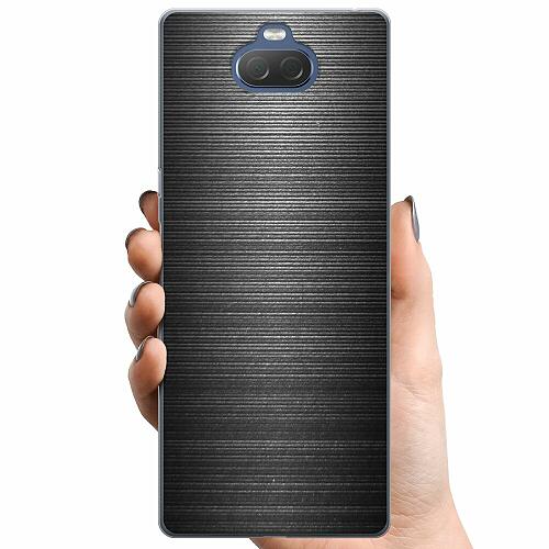 Sony Xperia 10 TPU Mobilskal Brushed Metal