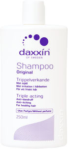 Daxxin Shampoo mot mjäll oparfymerad 250 ml