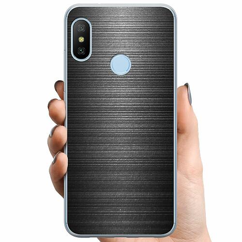 Xiaomi Mi A2 Lite TPU Mobilskal Brushed Metal