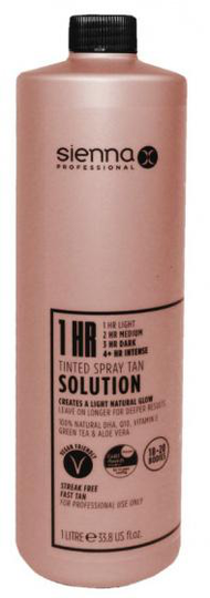 self tanner Tanning Liquid 1H 1 liter vegansk brun