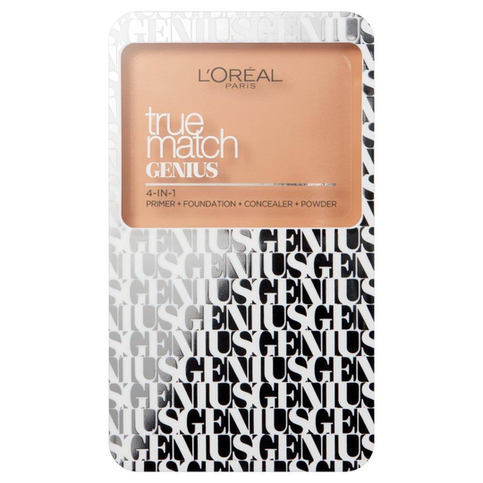 L'Oreal True Match Genius 4-in-1 Cream to Powder Foundation-Sand
