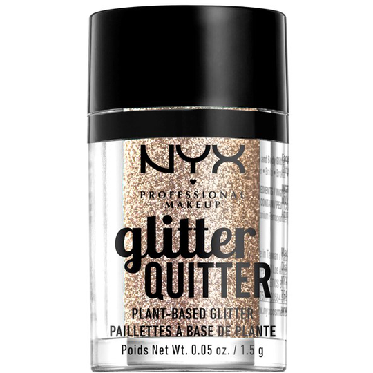 NYX PROFESSIONAL MAKEUP Glitter Quitter Plant Based Glitter Gold