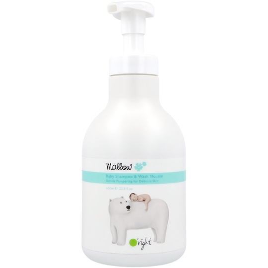 O'right Mallow Baby Shampoo & Wash Mousse