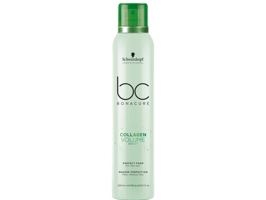 Schwarzkopf BC Bonacure Collagen Volume Boost, Kvinna, Fint hår, Normalt hår, Svart, Blond, Brun, Kastanjebrunt, Röd, 200 ml, Volymgivande, 1 styck