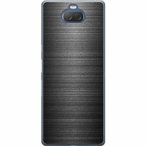 Sony Xperia 10 Genomskinligt Skal Brushed Metal