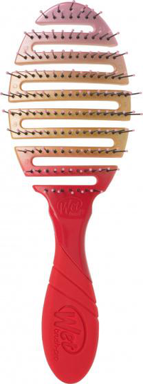anti-tangle borste Pro Flex Dry Ombre Coral dam röd