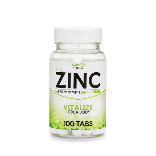 Zinc, 100 caps, Kosttillskott