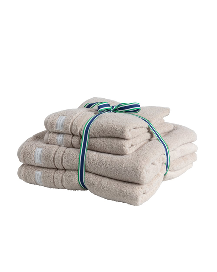 GANT Organic Premium Handduk 4p - Dry Sand 50x70/70x140