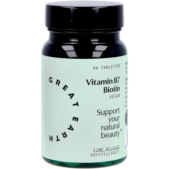 Great Earth Vitamin B7- Biotin 1000 mcg 60 tab