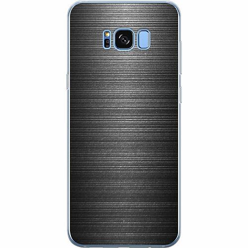 Samsung Galaxy S8 Genomskinligt Skal Brushed Metal