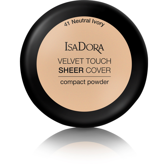 IsaDora Velvet Touch Sheer Cover Compact Powder 41 Neutral Ivory