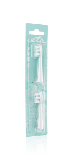 ETA Toothbrush replacement for ETA0709 Heads, Number of brush heads included 2, White