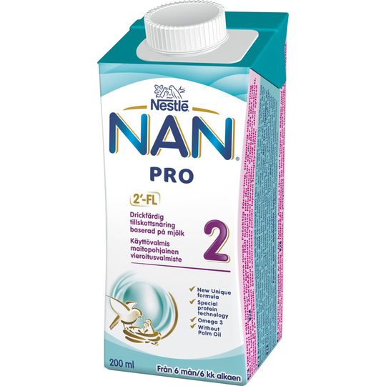 Nestlé NAN PRO 2 Drickfärdig Tillskottsnäring 200 ml