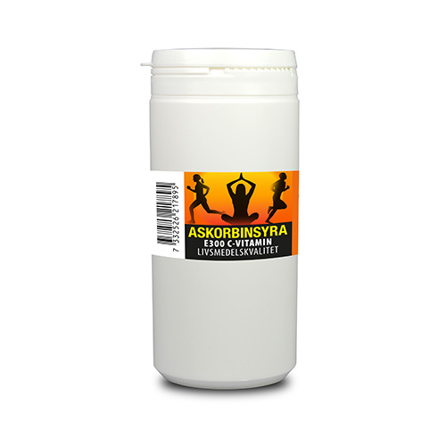 Askorbinsyra C vitamin 100 g av livsmedelskvalitet