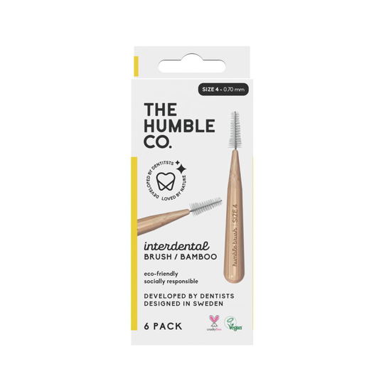 The Humble Co. Interdental Mellanrumsborste Bambu Stl 4 - 0,7 mm 6 st