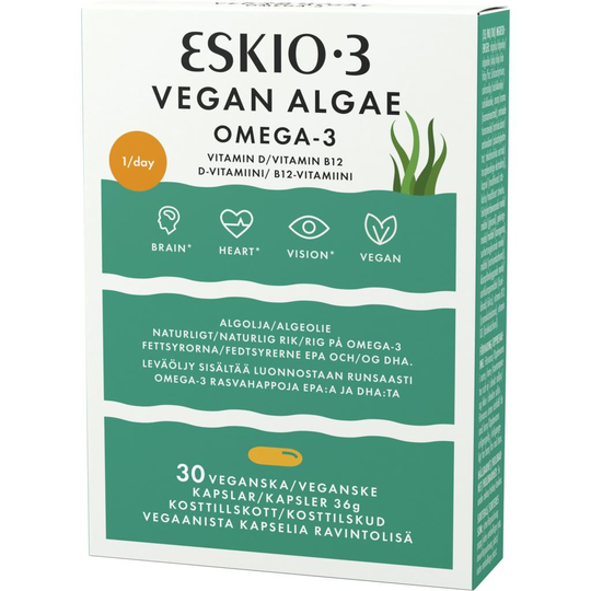 Eskio-3 Vegan Algae 30 kapslar