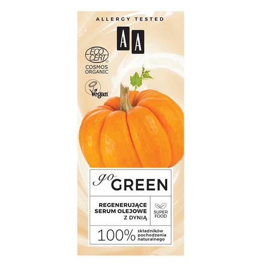 AA Go Green regenere serum med pumpa olja ORGANISK 30ml