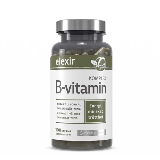 B-Vitamin Komplex 100 caps, Vitaminer