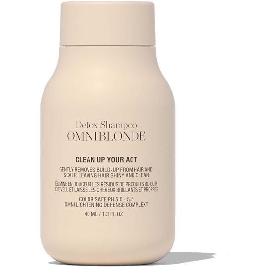 OMNIBLONDE Clean Up Your Act Detox Shampoo 40 ml