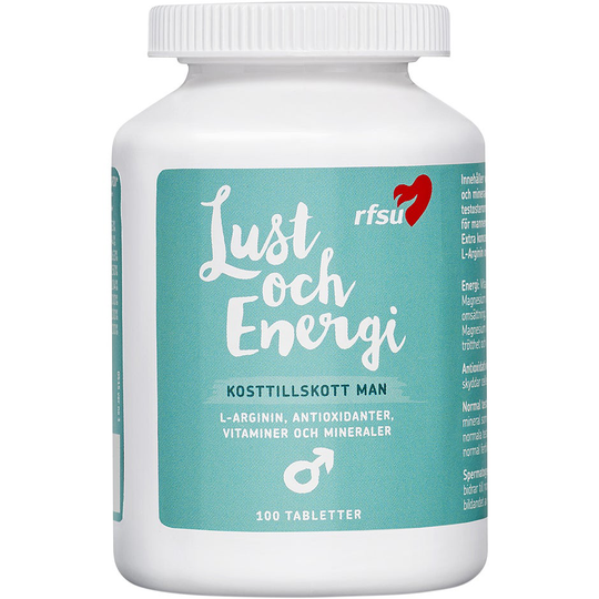 Lust & Energy Man, 100 pcs RFSU Kosttillskott