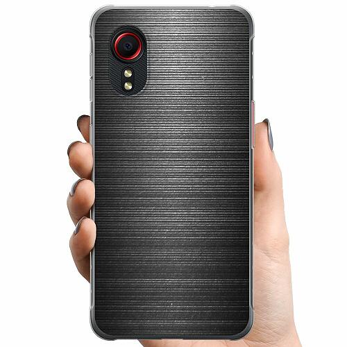Samsung Galaxy Xcover 5 TPU Mobilskal Brushed Metal