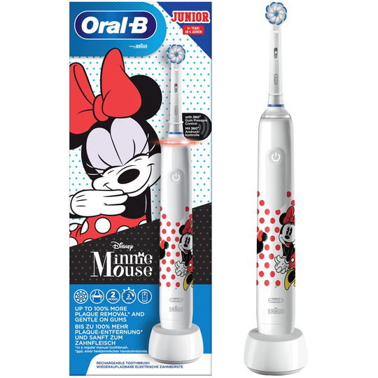 Oral B Junior Electric Toothbrush Designed By Braun Minnie