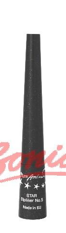 MON AMI inkwell eyes with black glitter brush nr05