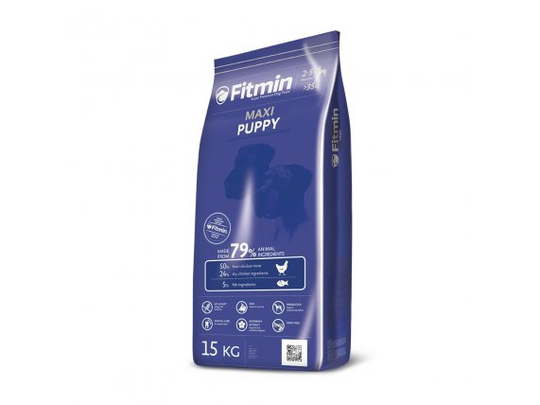 FITMIN Maxi Puppy, Valp, 15 kg, Maxi (26 - 44 kg), Vitamin A,Vitamin B1,Vitamin B12,Vitamin B2,Vitamin B6,Vitamin B9 (folic acid),Vitamin C,Vitamin..