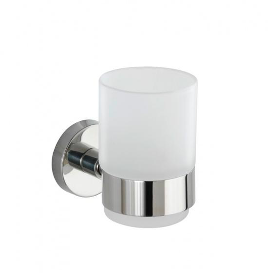 tandborsthållare Bosio 10,5 x 9,5 x 7 cm rostfritt stål silver