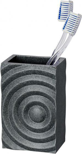 tandborsthållare Skyltar 11,6 cm polyresin antracit
