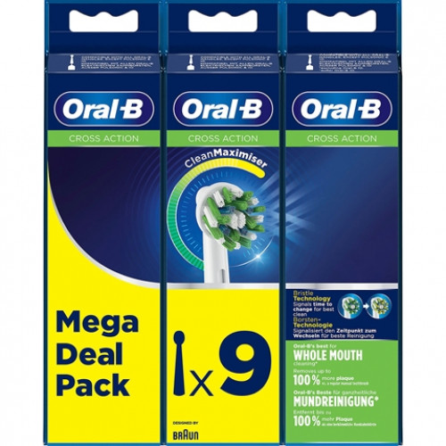 Oral-B - Refiller Cross Action 3+3+3ct