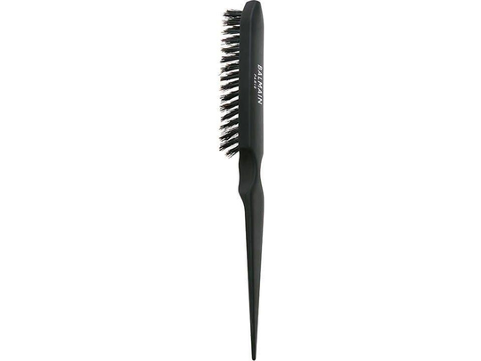 Balmain BALMAIN_Boar Hair Backcomb Brush Black upping brush