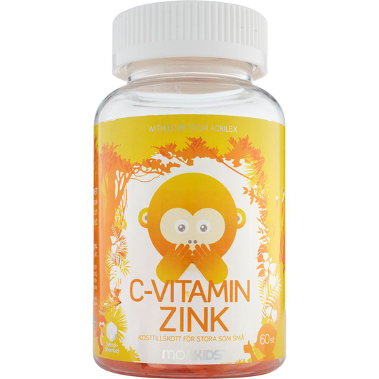 Monkids C-vitamin Zink 60 st