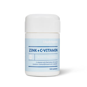 LloydsApotek Zink + C-vitamin tablett 100 st