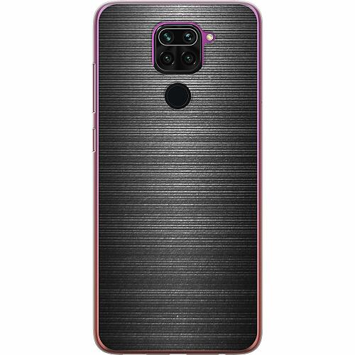 Xiaomi Redmi Note 9 Genomskinligt Skal Brushed Metal