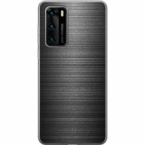 Huawei P40 Genomskinligt Skal Brushed Metal