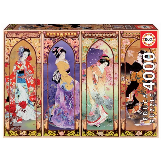 Educa Pussel: Japanese Collage 4000 Bitar