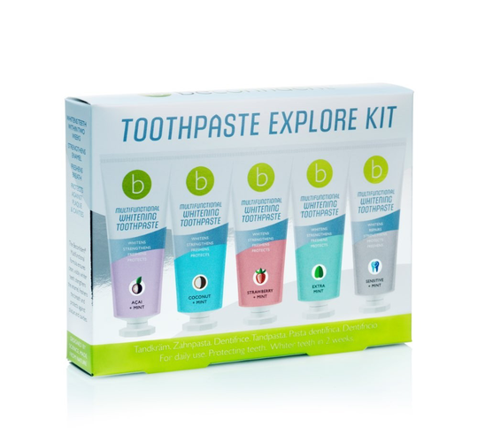 Beconfident® Multifunctional Whitening Toothpaste - Explore Kit (25ml) 5 FLAVOURS