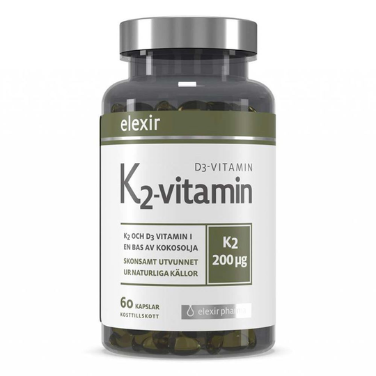K2+D3, 60 caps, Vitaminer